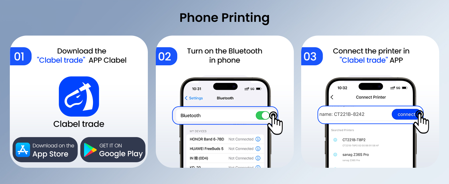 label maker machine with app