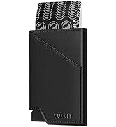 VULKIT Pop up Card Wallet RFID Blocking Slim Aluminum Metal Bank Card Holder Case with Business M...