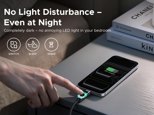 no light disturbance- even at night