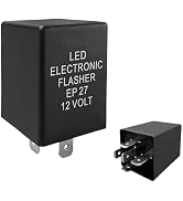 NYTKL EP27 FL27 LED Electronic Flasher Relay, 5-Pin Car Flasher Relay Fix Turn Signal Bulbs Hyper...
