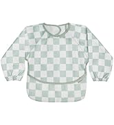 haakaa Long Sleeve Baby Bib, Waterproof & Adjustable Baby Smock Bib for Eating, Painting & Play, ...