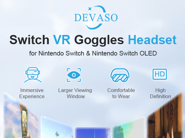 Upgraded VR Headset for Nintendo Switch