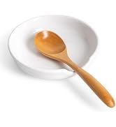 HOKELER Spoon Rests for Stove Top, Ceramic Spoon Holder for Kitchen Counter, Heat-Resistant Cooki...