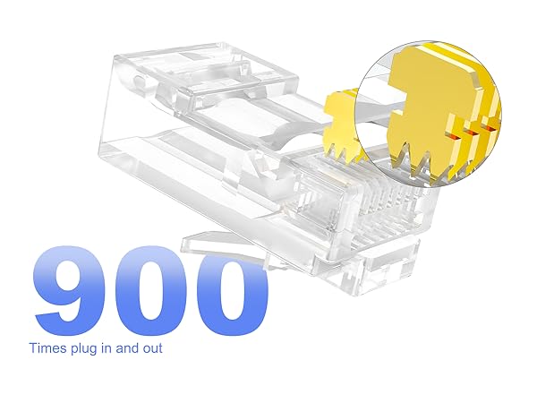 rj45 pass through connector