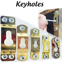 With Keyhole hangers