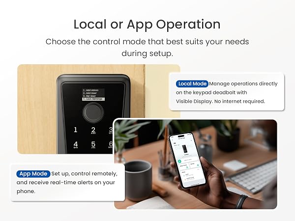 Local or App Operation