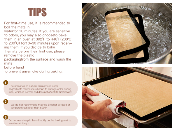 silicone baking mats cookie sheet