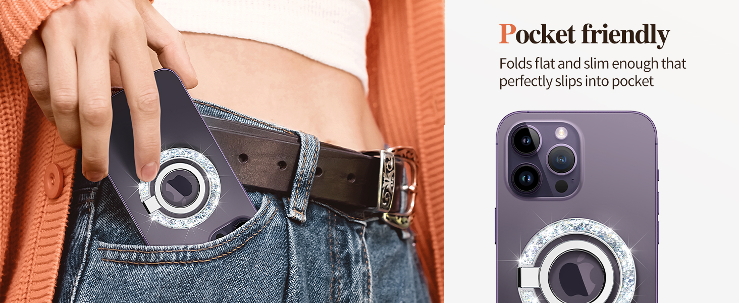 magnetic phone ring holder