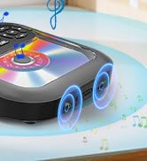 Portable CD Player with Bluetooth CD Player with Speakers and Headphone