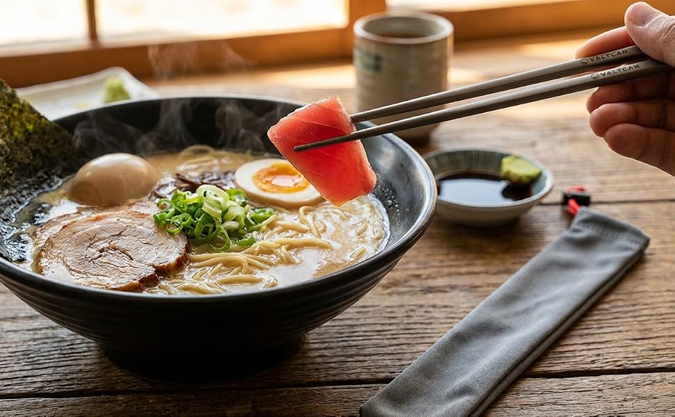 chopsticks eatting ramen