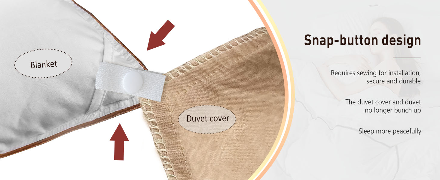 hacks to keep duvet cover in place