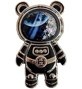 GANPUB 1Pc Black Cute Phone,Cell Phone Astronaut Hidden Kickstand for Desk,Astronaut Phone Holder...