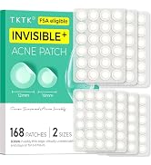 TKTK Pimple Patches for Face, 0.01cm Ultra-Thin Invisible Acne Patches, Hydrocolloid Patches for ...