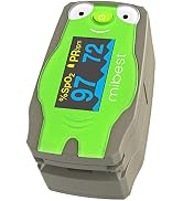 CHOICEMMED OLED Frog Pediatric Pulse Oximeter Fingertip – SP02 Pulse Oximeter for Kids – Children...