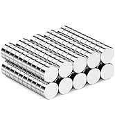 120Pcs Small Magnets for Crafts, 5x2MM Tiny Magnets, Strong Rare Earth Magnets Small Round Refrig...