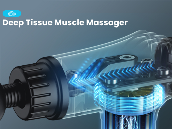 massage gun deep tissue pain relief muscle massager gun