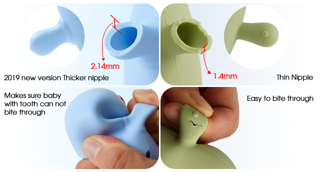 Teething pacifier for 3-6months babies