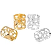 200 pcs Dreadlocks Beads Hair Braid Rings Clips Dread Locks Hair Braiding Metal Cuffs Decoration/...