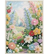 DIADAY 5D DIY Pearl Painting Kit for Adults, Floral Pearl Art with Diamond Special Shape Rhinesto...