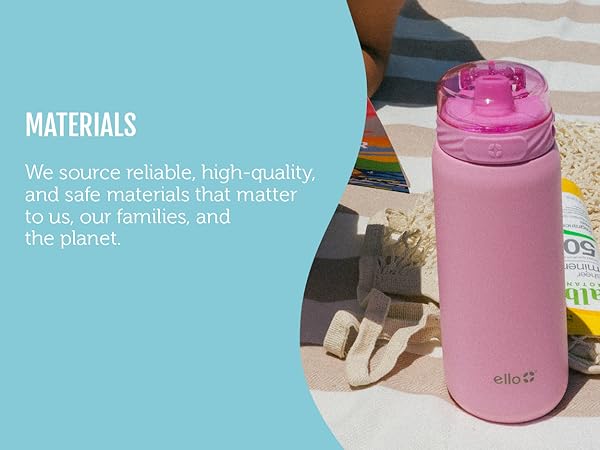 ello cooper stainless steel water bottle