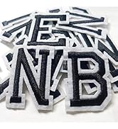 Iron on Letter Patches 52 Pieces,bfuee Letter Patches Alphabet Embroidered Patch A-Z,for Hats Shi...