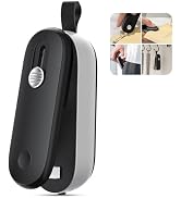 ODSD 2 in 1 Mini Bag Sealer - Heat Seal & Cutter with Lanyard, Portable Handheld Chip Bag Sealer ...