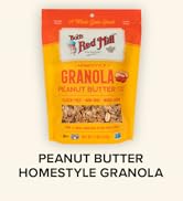 Bob’s Red Mill Peanut Butter Homestyle Granola, 11 Ounce Bag (Pack of 6), Certified Gluten Free, ...