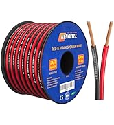 KENGIYEL 100FT 14 Gauge Speaker Wire 2 Conductors Red Black Cable Hookup LED Lighting Strips Elec...