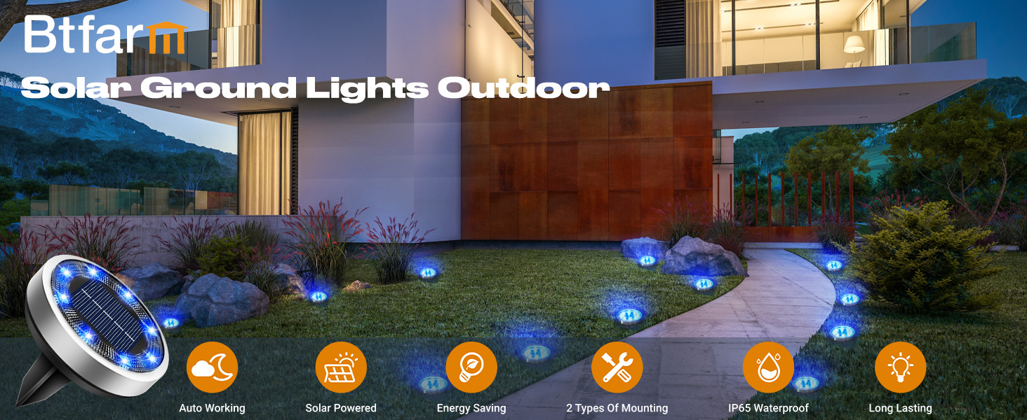 solar ground lights outdoor