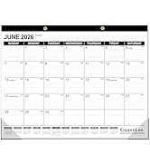 GuassLee Large Desk Calendar 2026-2027,19 Months from Jun. 2026 to Dec. 2027, 22 x 17 Inches Desk...
