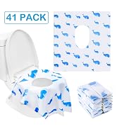 41 Extra Large Disposable Toilet Seat Covers - Blue