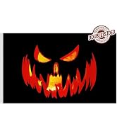 Arosche Halloween Flag 3x5 Ft Double Sided Scary Orange Jack O' Lantern Pumpkin Flag Happy Hallow...