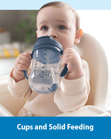 cups and solid feeding