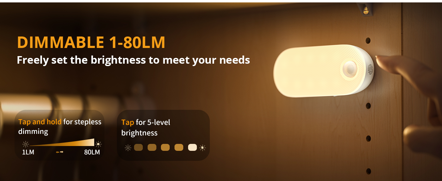 dimmable night light