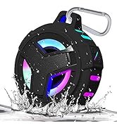 EBODA Bluetooth Shower Speaker, Portable Bluetooth Speakers, IP67 Waterproof Wireless Speaker wit...