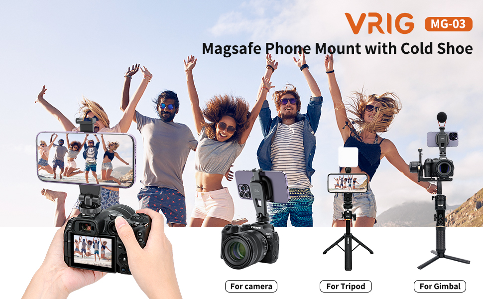 VRIG MG-03 Magnetic iPhone Tripod Mount