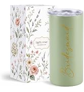 Ugiftcorner Bridesmaid Gifts for Proposal Skinny Tumbler 15 oz Sage Green | Bridal Shower Gifts, ...