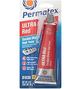 Permatex 81630 Ultra Red High Temperature Gasket Maker, 3 oz