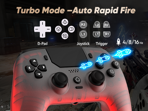 Turbo Mode-auto rapid fire