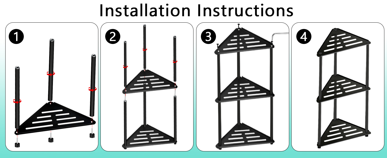 bathroom storage rack