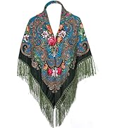 LOVNBHELP Russian Style Muffler Scarf Women's Traditional Scarf Wrap Tassel Shawl Fringes Neck He...