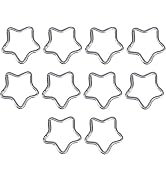 10Pcs Silver Five Pointed Star Shaped Carabiner,Aluminum AlloyHeavy Duty Keyring Hook Small Carab...