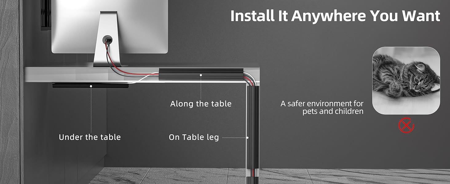 Under Desk Cable Management