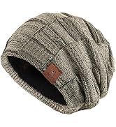 Doitory Beanie Hat for Men and Women, Unisex Winter Slouchy Beanie Knit Warm Hat, Cotton Cap for ...