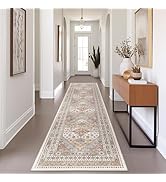 Restydon Runner Rug 2x8 Runners for Hallways Non Slip Washable, Vintage Hallway Runner Rugs for L...