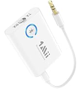 1Mii Bluetooth Transmitter Receiver for Airplane/TV to 2 Headphones, Bluetooth 5.3 AUX Adapter w/...
