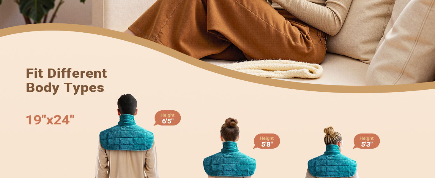 weighted heating pad white elephant gifts for adults secret santa gifts