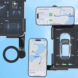 Phone Holders for Your Car, Magnetic Power Adjustable Phone Holder Screen Mount