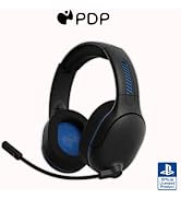 PDP AIRLITE Pro Wireless Headset with Mic for PS5, PS4, PC - Void Black