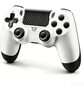 Puiseno Wireless Controller for PS-4, Gamepad with Dual Vibration/Hall Effect Joysticks/Six-axis ...